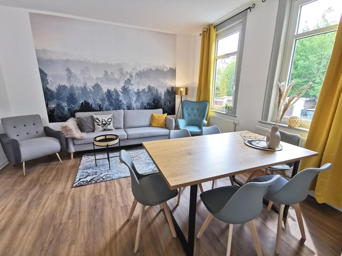 Bohnapartments - Stadtblick Zechenhaus - Balkon - Gratis Parkplatz - Wlan - Sehr Ruhig - Barrierearm 일메나우 외부 사진